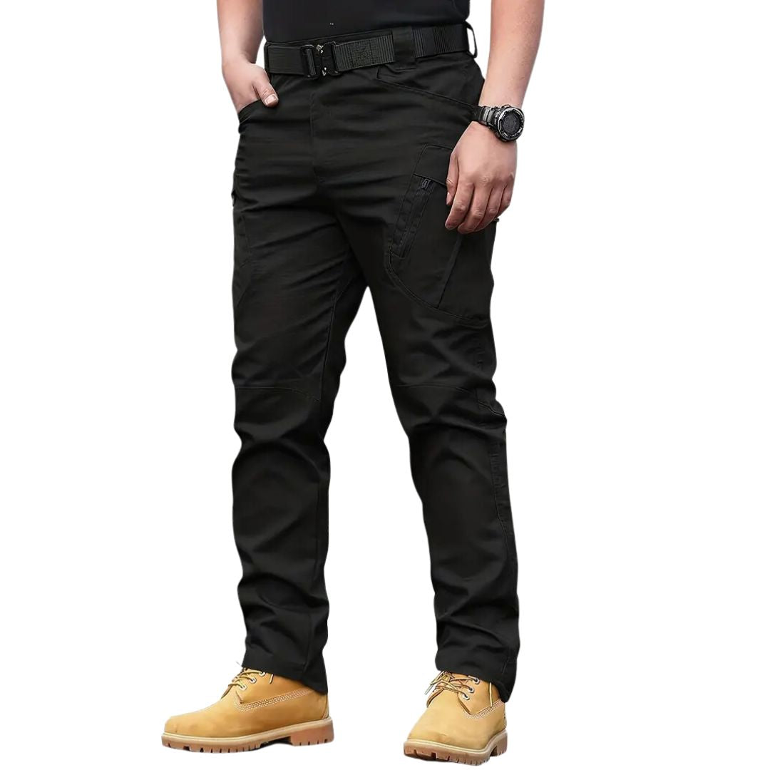 Men's Casual Long Trousers Cargo Pants Men's Casual Long Trousers Cargo Pants | GA Wovany Black 30 