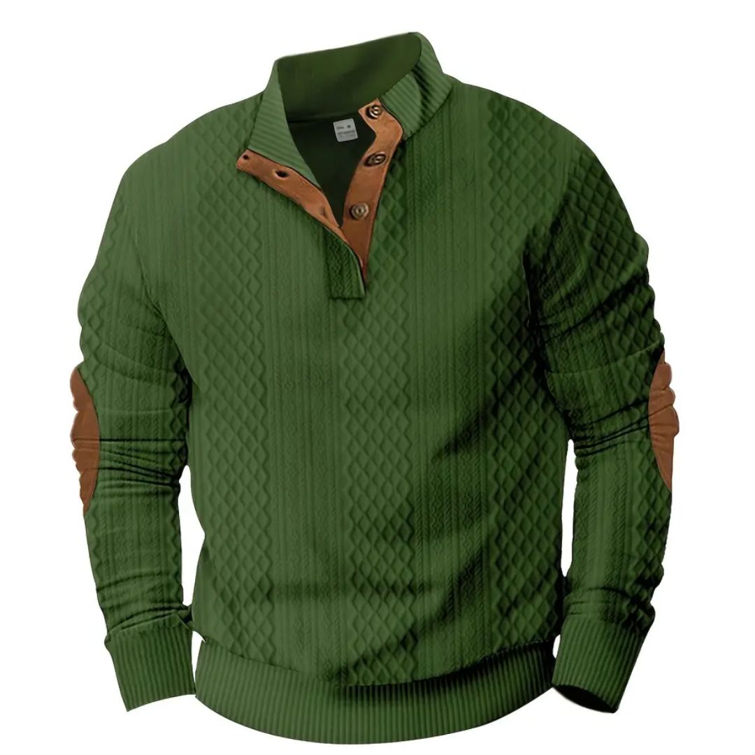 Men's Casual Sweater Men's Casual Sweater | GA Wovany Green S 