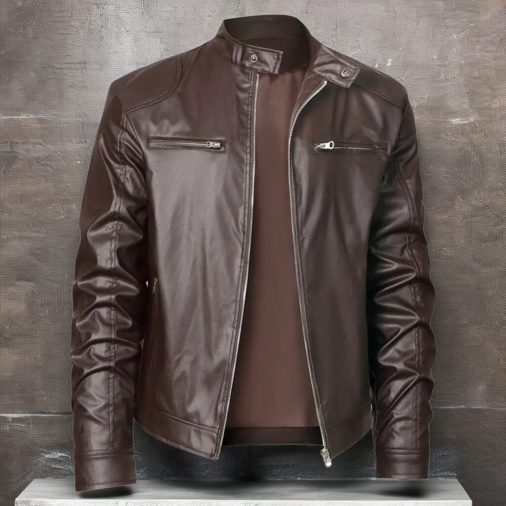 Men's leather Jacket Wovany 