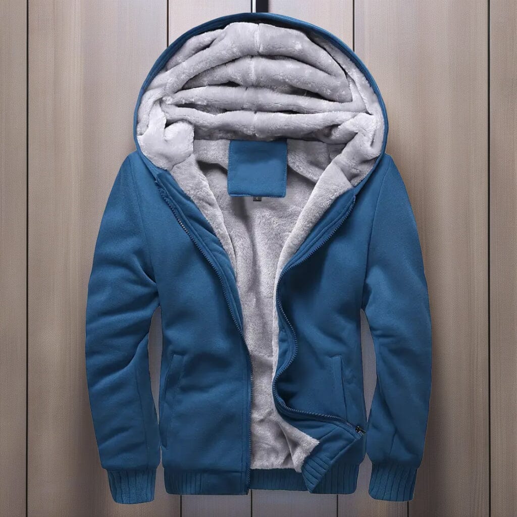 Men's Warm Fleece Hooded Jacket Coat Men's Warm Fleece Hooded Jacket Coat | GA Wovany 